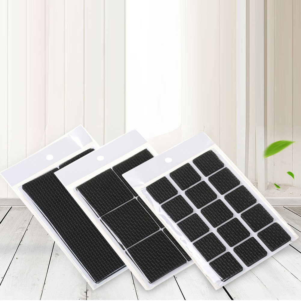 Bộ 30 Miếng Lót Chân Ghế, Bàn, Giường, Tủ Hình Vuông Tiện Dụng
