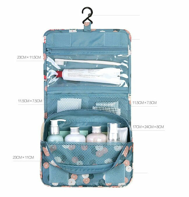 Túi Đựng Mỹ Phẩm Gấp Gọn Toiletry Pouch Tiện Dụng Khi Đi Du Lịch Cắm Trại