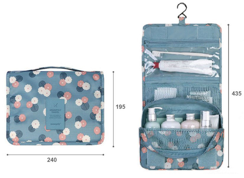 Túi Đựng Mỹ Phẩm Gấp Gọn Toiletry Pouch Tiện Dụng Khi Đi Du Lịch Cắm Trại