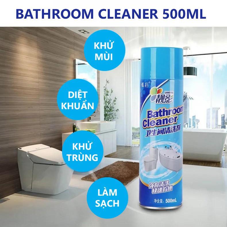 Chai Xịt Bọt Tuyết Vệ Sinh Nhà TẮM Bathroom Cleaner