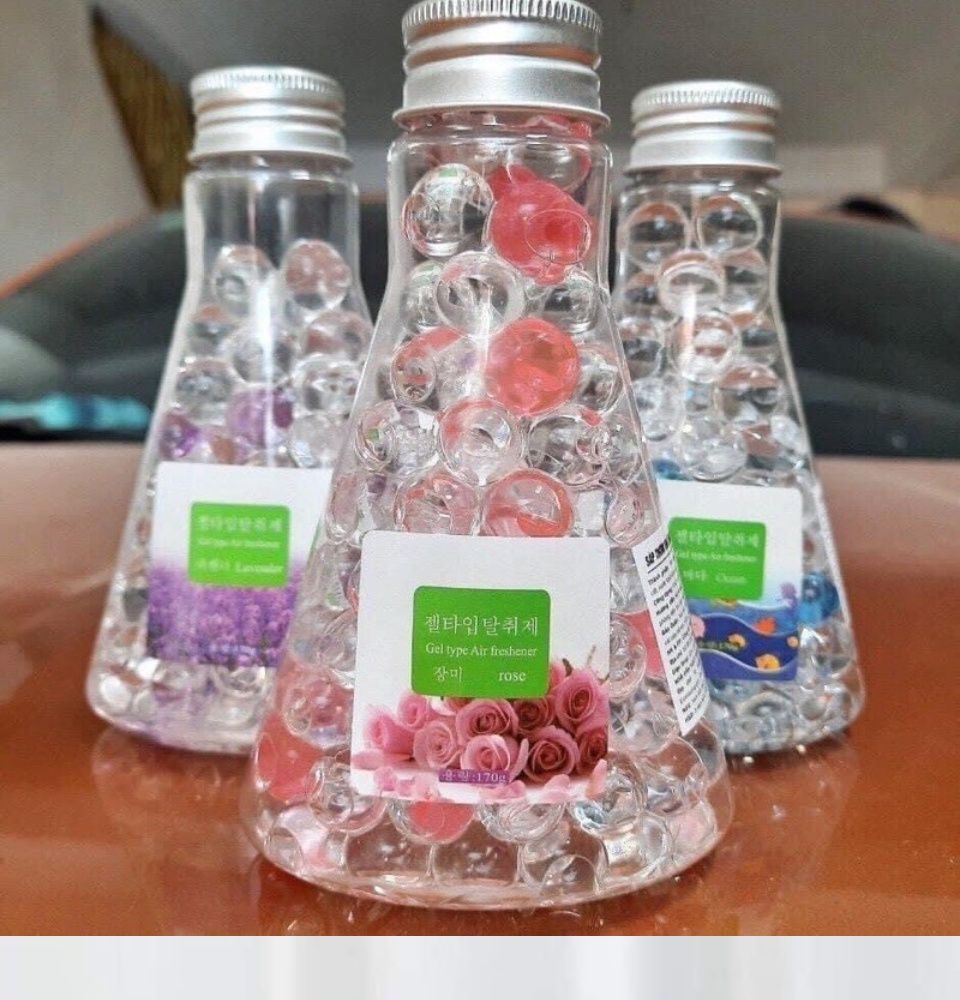 Sáp Thơm Dạng Hạt Trong Suốt Hàn Quốc 170G (Chai Bầu Bằng Thuỷ Tinh) Sáp Thơm Dạng Hạt Trong Suốt Hàn Quốc 170G (Chai Bầu Bằng Thuỷ Tinh)