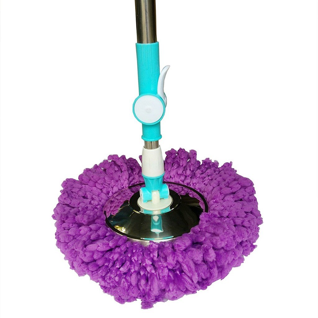 Cây Lau Nhà Rời Xoay 360 Độ Cán Inox Mâm Inox Tiện Dụng