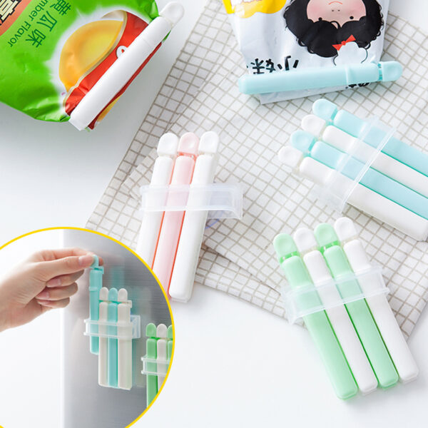 Bộ 4 Dụng Cụ Kẹp Miệng Túi Thực Phẩm Nhanh Chóng Tiện Lợi