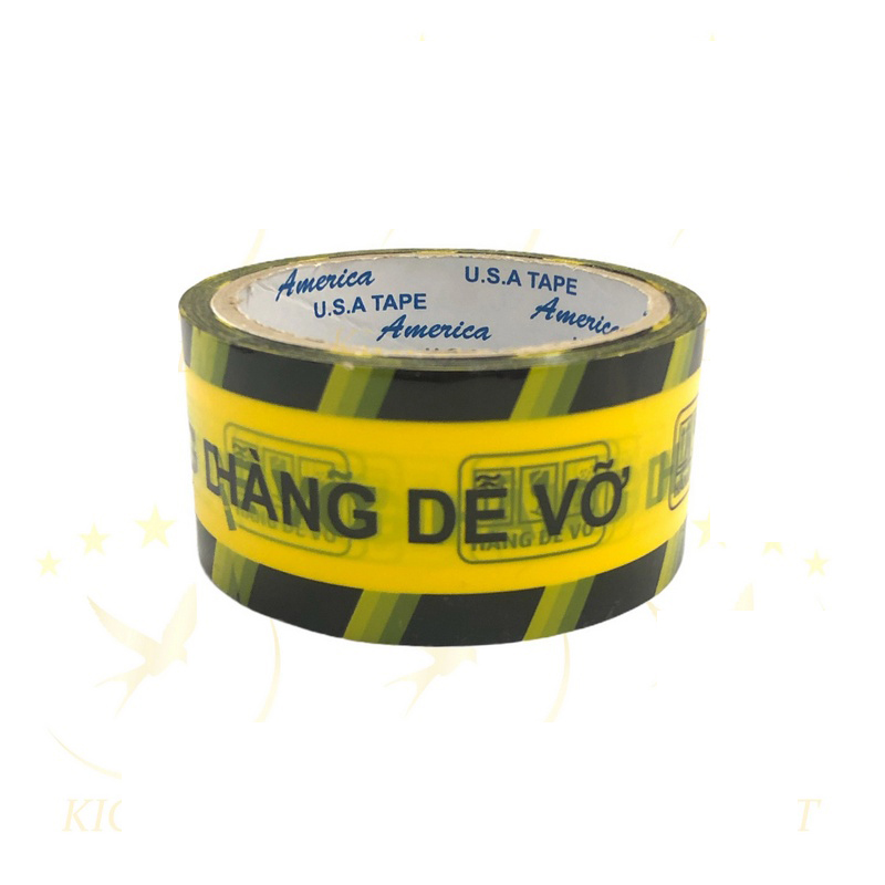 Cây 6 Cuộn Băng Keo Hàng Dễ Vỡ Niêm Phong Hàng Hóa 100 Yard Loại 200G