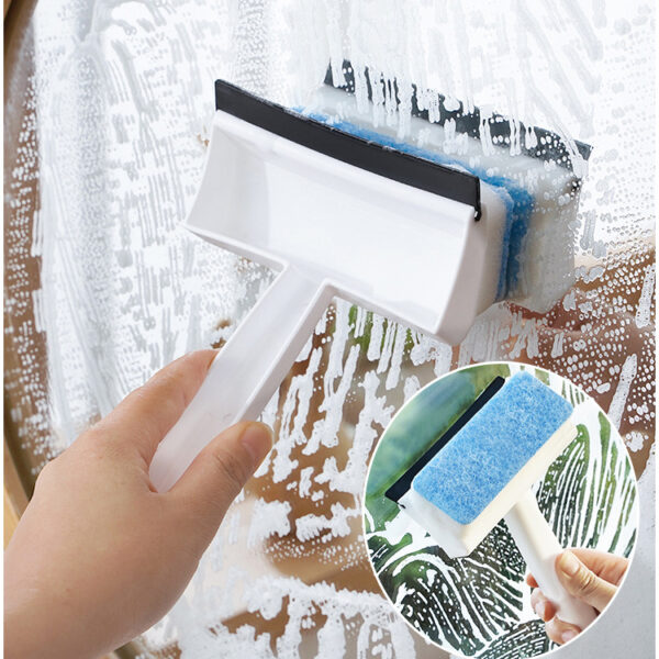 Cây Lau Kính, Gạt Nước 2 Trong 1 Cầm Tay 19X11Cm Đa Năng