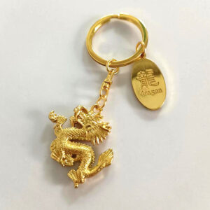 Móc Khoá Hình Rồng Mạ Vàng Sang Trọng Cực Đẹp