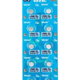 Vỉ 10 Viên Pin AG4/LR66/L626F Vinnic 1.5v