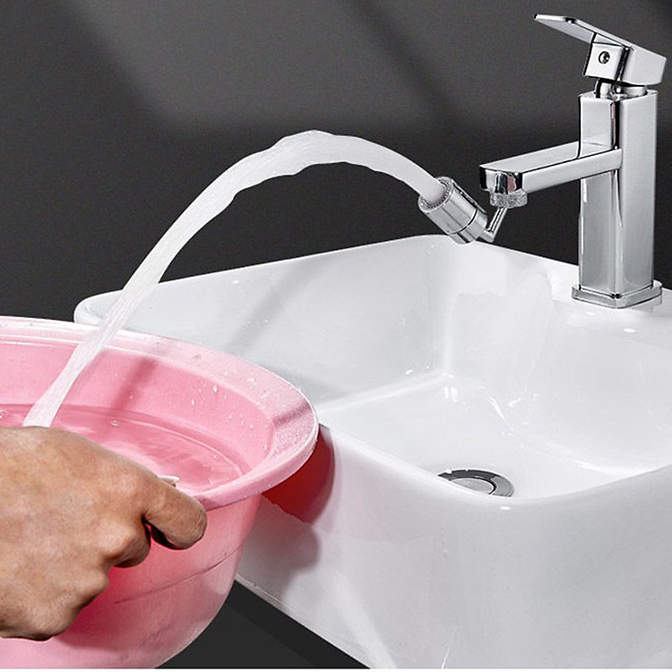 Đầu Nối Vòi Nước, Đầu Vòi Rửa Bát Tăng Áp Đa Năng Thông Minh Xoay 720 Độ Đầu Nối Vòi Nước, Đầu Vòi Rửa Bát Tăng Áp Đa Năng Thông Minh Xoay 720 Độ
