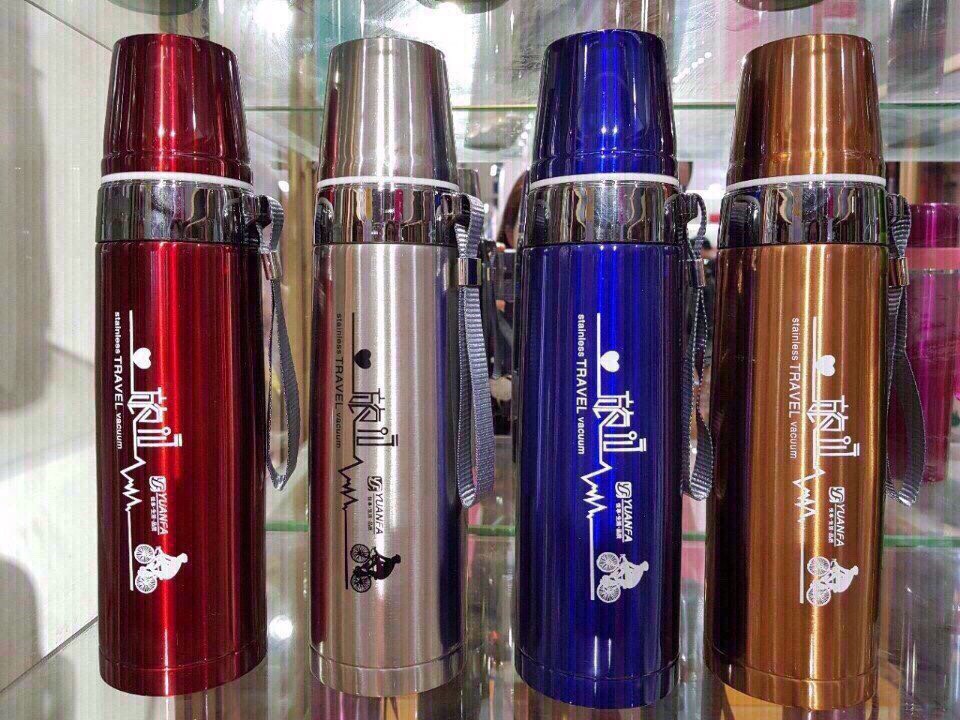 Bình Giữ Nhiệt 4 Màu Nắp Tháp 800Ml