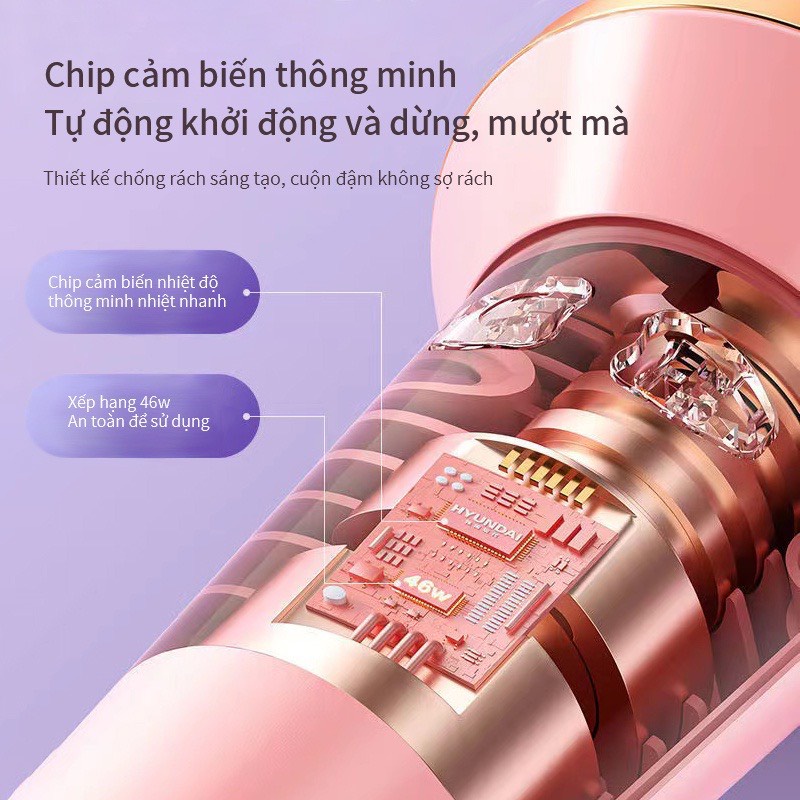 Máy Uốn Tóc Xoăn Tự Động Uốn Lọn Hàn Quốc Thời Trang