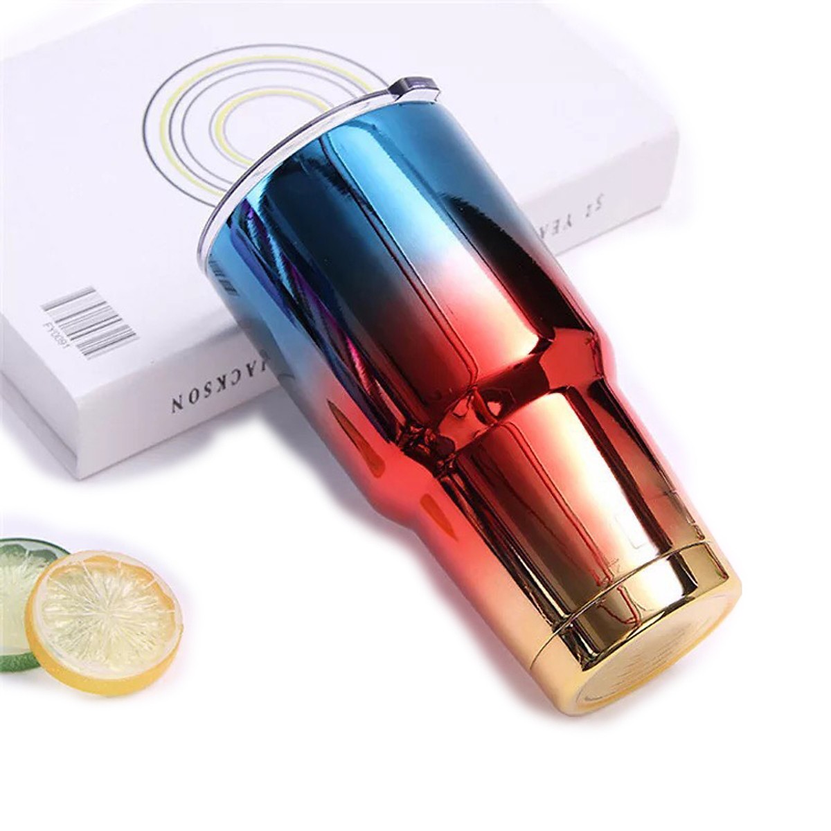 Bình Giữ Nhiệt Yeti 3D Nhiều Hình 900ml Kèm 2 Ống Hút, 1 Cọ Rửa, 1 Túi Đựng