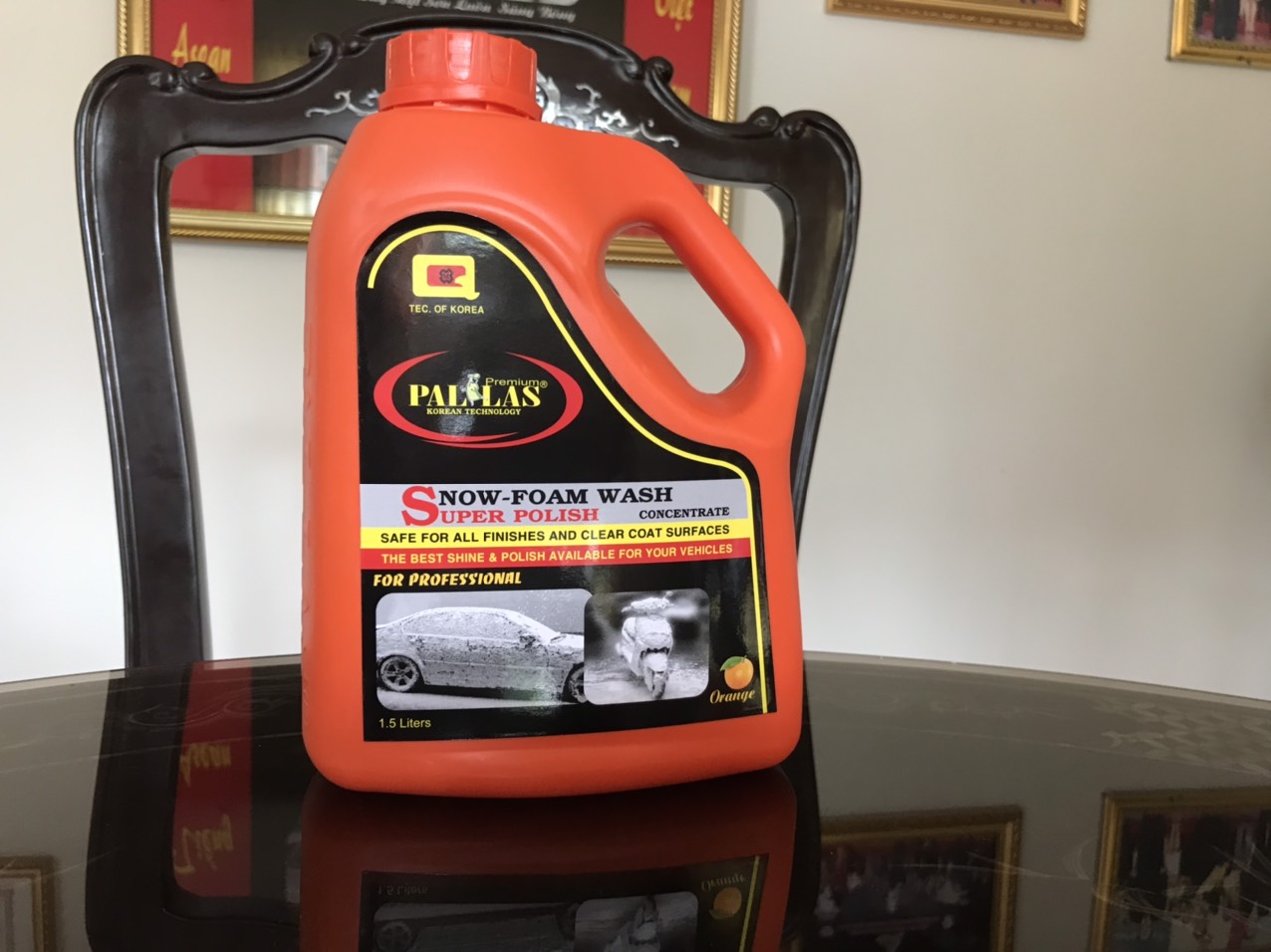 Nước Rửa Xe Bọt Tuyết Siêu Bóng Pallas 1500Ml