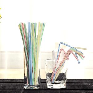Combo 100 Ống Hút Dài 18cm Nhiều Màu