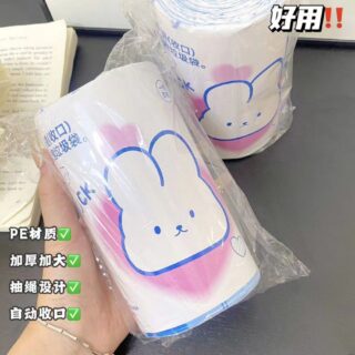 Cuộn 100 Túi Đựng Rác Sinh Học Siêu Dai Có Dây Rút Chống Rò Rỉ Nước