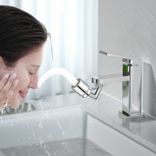 Đầu Nối Vòi Nước, Đầu Vòi Tăng Áp Đa Năng Thông Minh Xoay 720 Độ