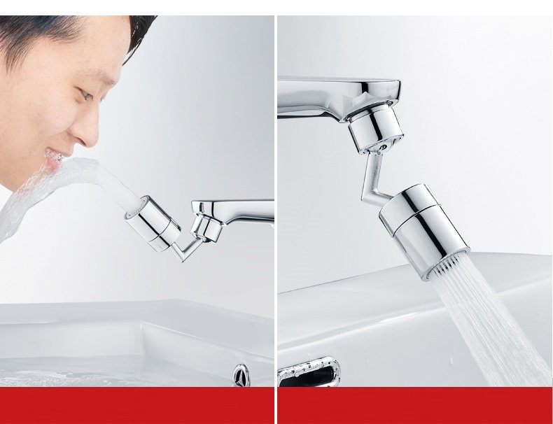 Đầu Nối Vòi Nước, Đầu Vòi Rửa Bát Tăng Áp Đa Năng Thông Minh Xoay 720 Độ Đầu Nối Vòi Nước, Đầu Vòi Rửa Bát Tăng Áp Đa Năng Thông Minh Xoay 720 Độ