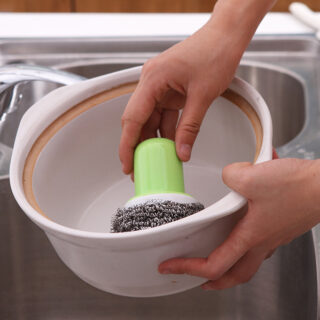 Dụng Cụ Chà Rửa Xoong Nồi Chén Tiện Lợi