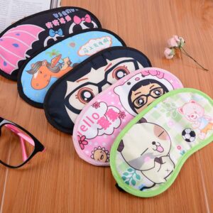 Tấm Che Mắt Dễ Ngủ Khi Đi Xe, Máy Bay Hoạ Tiết Nhiều Hình Dễ Thương