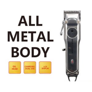 Tông Đơ Cắt Tóc Chuyên Nghiệp Kemei KM-1997 Không Dây Hợp Kim Nhôm Cao Cấp