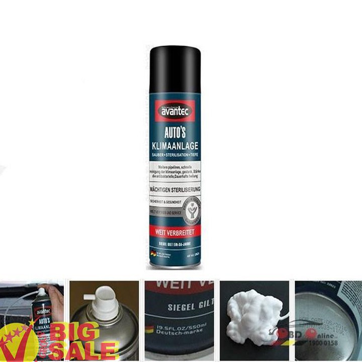 Chai Xịt Khử Mùi Máy Lạnh Avantec