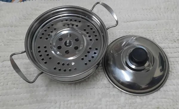 Nồi Hấp Inox Tiện Dụng Đa Năng Size 18Cm Nồi Hấp Inox Tiện Dụng Đa Năng Size 18Cm
