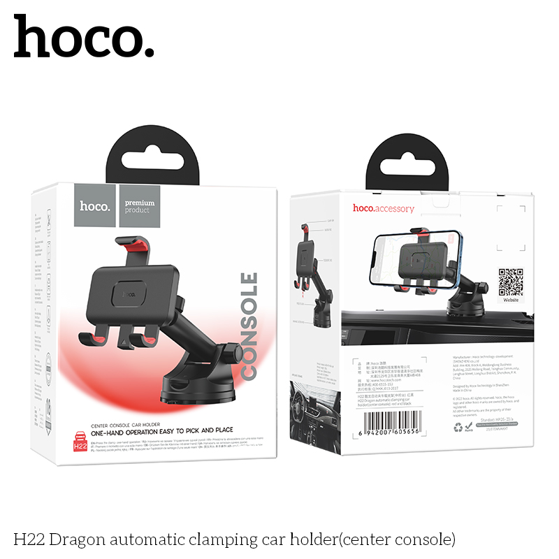 Giá Đỡ Điện Thoại Trên Xe Hơi Hoco H22 Dragon