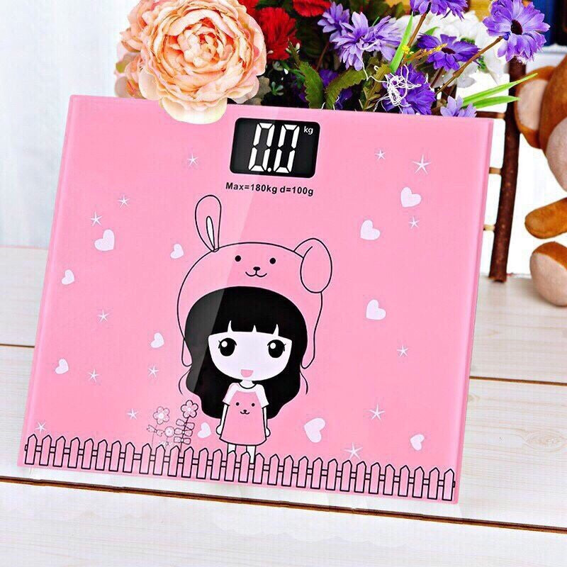 Cân Sức Khỏe Điện Tử 150Kg Vuông Nhiều Hình Thời Trang