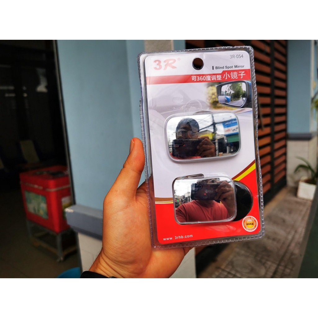 Bộ 2 Gương Cầu Lồi Xóa Điểm Mù 3R 3R-054 Chữ Nhật 62Mm