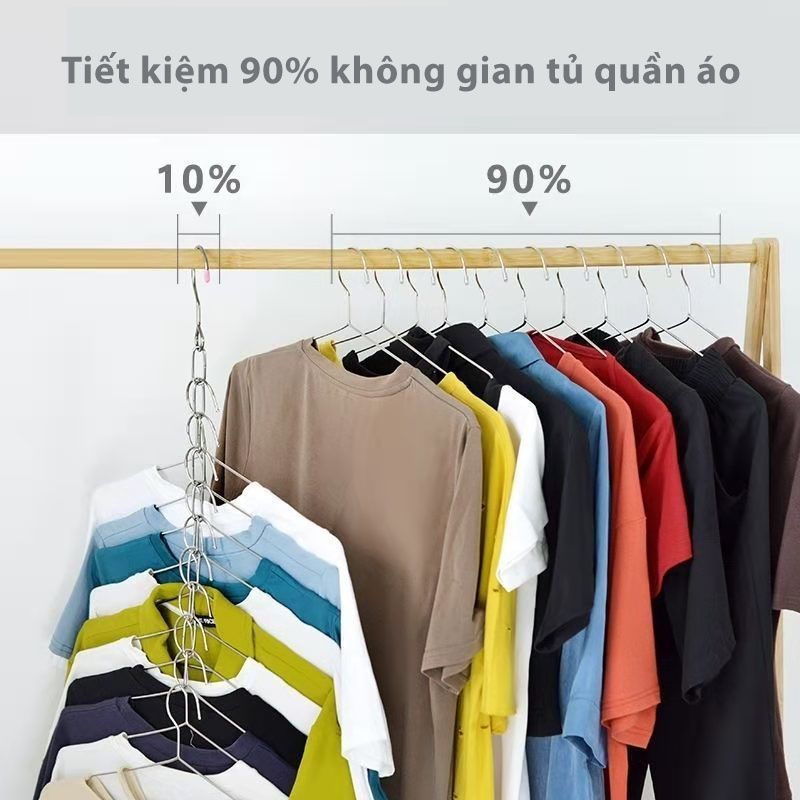 Dây Móc Xích Inox Treo Quần Áo Tiết Kiệm Không Gian Tủ Đồ Dây Móc Xích Inox Treo Quần Áo Tiết Kiệm Không Gian Tủ Đồ