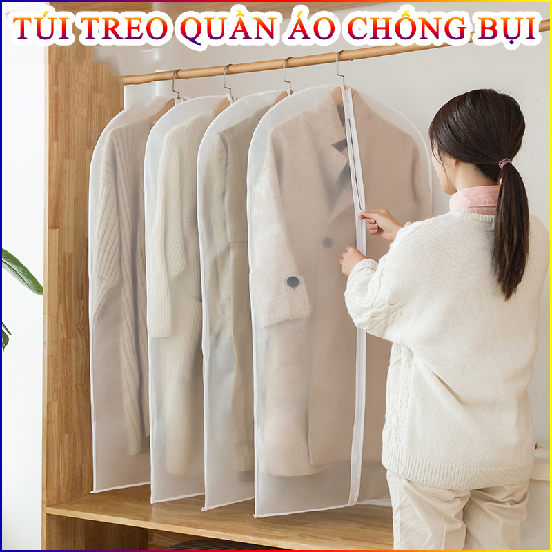 Túi Bọc Quần Áo Trong Suốt Chống Bụi 60 X 80Cm Túi Bọc Quần Áo Trong Suốt Chống Bụi 60 X 80Cm