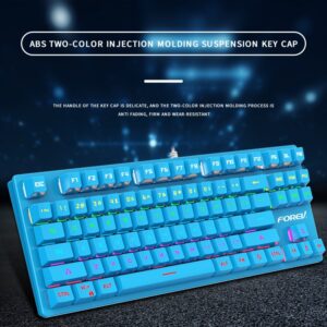 Bàn Phím Cơ Có Dây Forev Fv-Q301 Cao Cấp Led 7 Màu