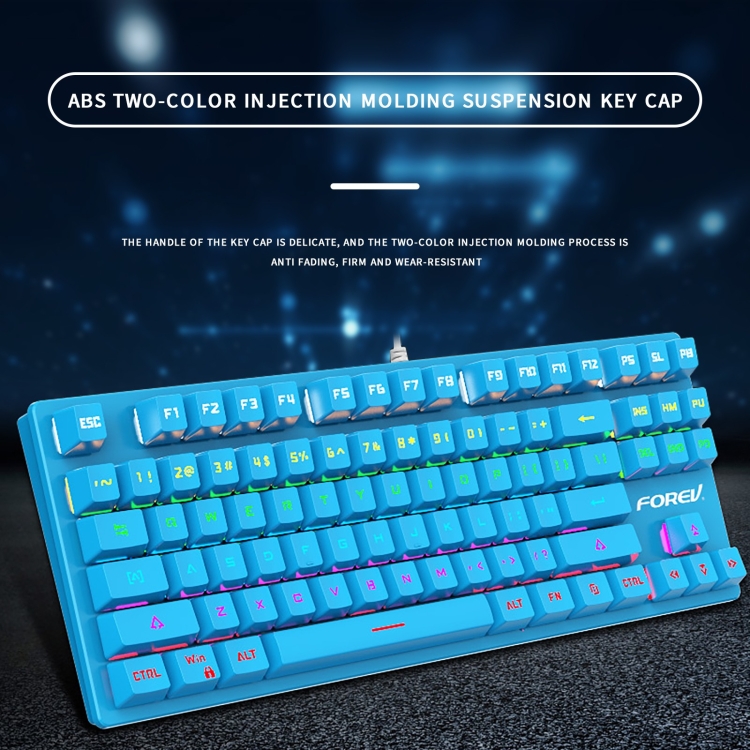 Bàn Phím Cơ Có Dây Cao Cấp Forev Fv-Q301 Bàn Phím Cơ Có Dây Cao Cấp Forev Fv-Q301