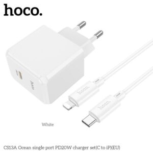 Bộ Sạc Nhanh Hoco PD20W CS13A Ocean Type-C To LN Chân Cắm EU