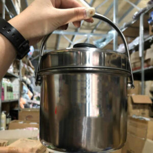 Cặp Lồng, Cà Men Inox 1 Ngăn To 1 Ngăn Nhỏ Có Quai Xách Tiện Dụng