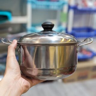 Nồi Hấp Inox Tiện Dụng Đa Năng Size 18Cm