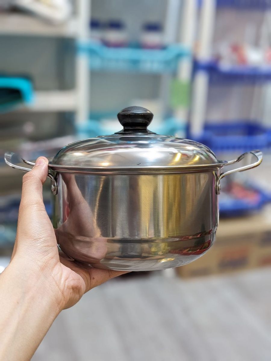 Nồi Hấp Inox Tiện Dụng Đa Năng Size 18Cm Nồi Hấp Inox Tiện Dụng Đa Năng Size 18Cm
