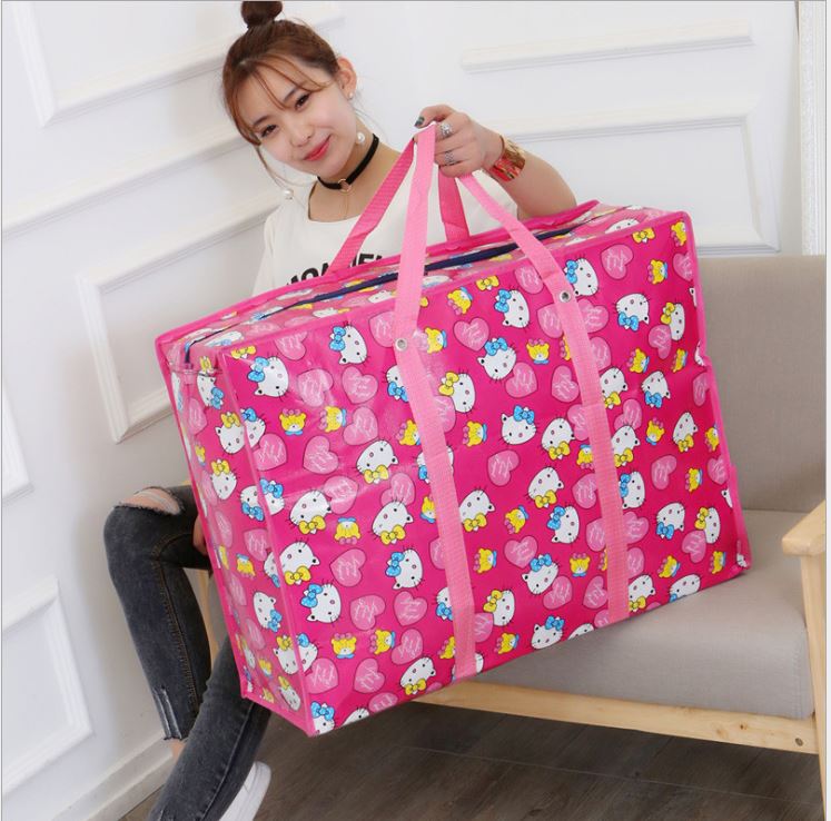 Túi Bạt Dứa Đựng Đồ Quần Áo Du Lịch Gấp Gọn Cỡ Size Lớn 80Cm Túi Bạt Dứa Đựng Đồ Quần Áo Du Lịch Gấp Gọn Cỡ Size Lớn 80Cm