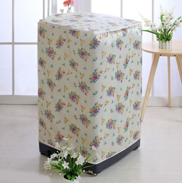 Áo Trùm Máy Giặt Cửa Trước 7-8Kg Vải Satin Chống Nước, Bụi, Nắng, Rách Bền Đẹp Áo Trùm Máy Giặt Cửa Trước 7-8Kg Vải Satin Chống Nước, Bụi, Nắng, Rách Bền Đẹp