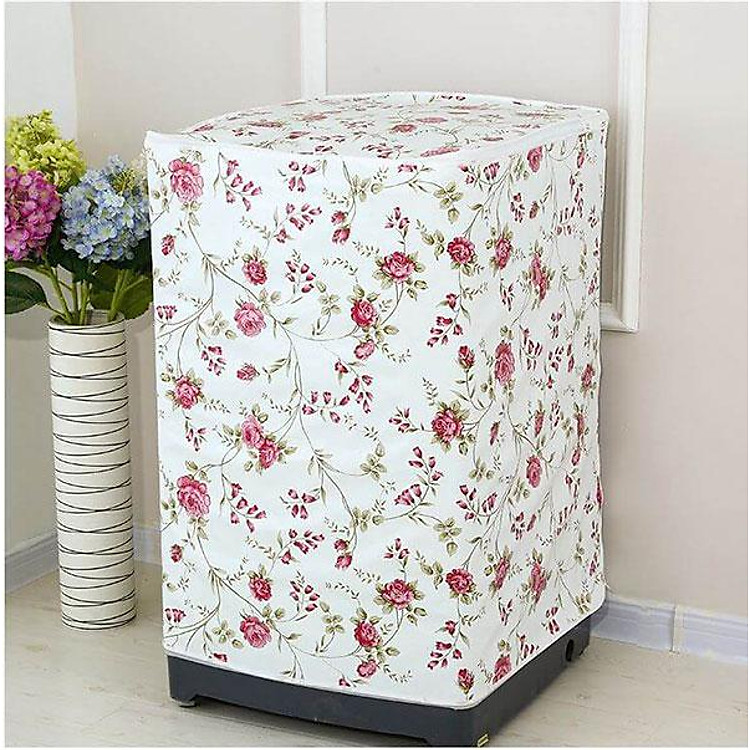 Áo Trùm Máy Giặt Cửa Trước 7-8Kg Vải Satin Chống Nước, Bụi, Nắng, Rách Bền Đẹp Áo Trùm Máy Giặt Cửa Trước 7-8Kg Vải Satin Chống Nước, Bụi, Nắng, Rách Bền Đẹp