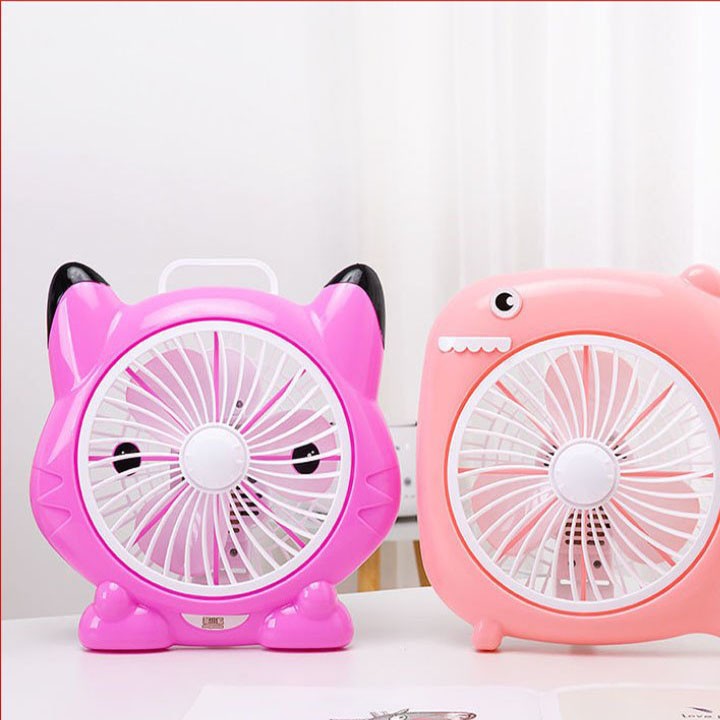 Quạt Để Bàn Hình Thú Lớn 28cm Nguồn Điện 200V Siêu Mát