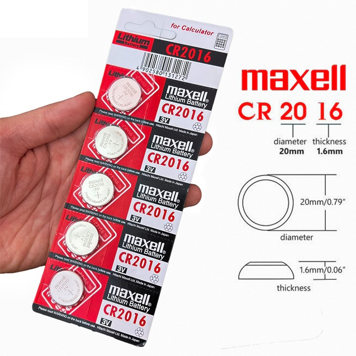 Vỉ 5 Viên Pin Cmos Maxell 2016 Tiện Dụng Dành Cho Máy Tính Vỉ 5 Viên Pin Cmos Maxell 2016 Tiện Dụng Dành Cho Máy Tính