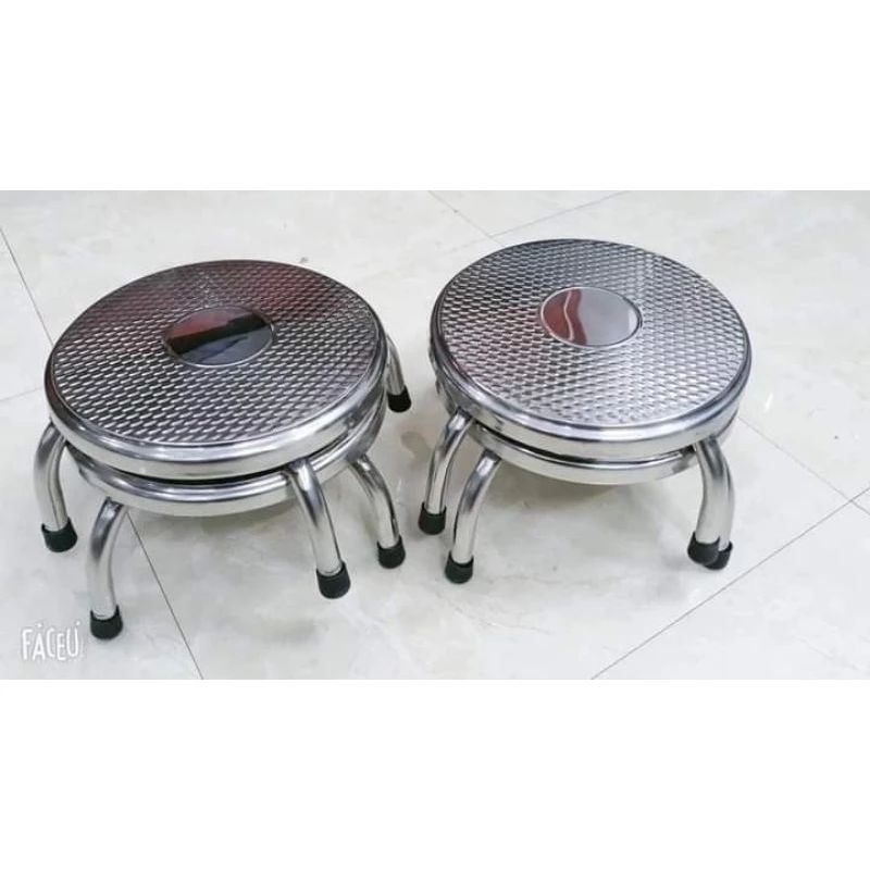 Ghế Đẩu Inox Lùn Chân Ngắn Để Nhà Tắm Tiện Dụng Ghế Đẩu Inox Lùn Chân Ngắn Để Nhà Tắm Tiện Dụng