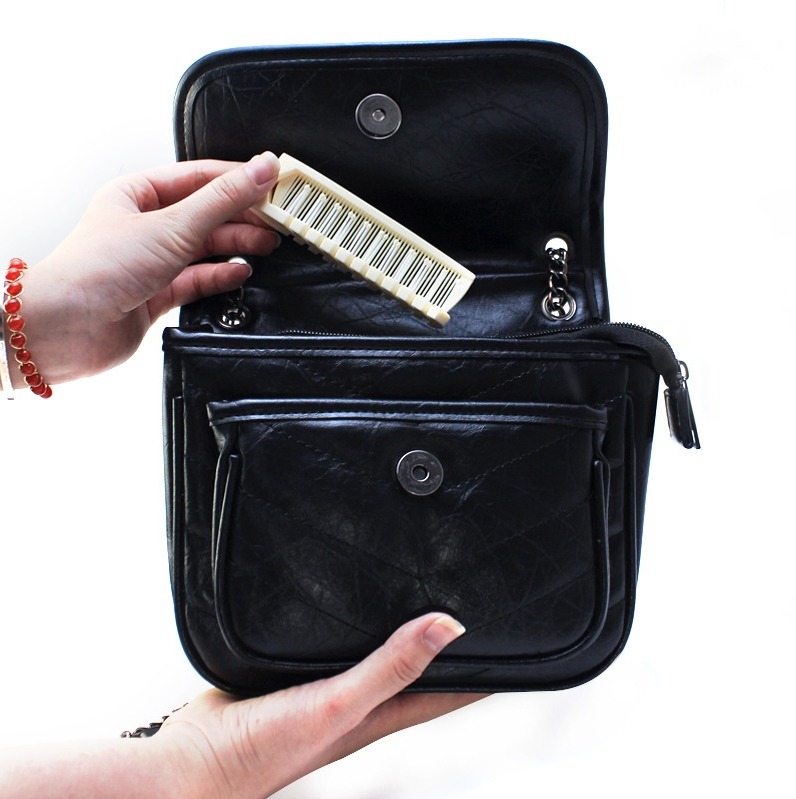 Lược Chải Tóc 2 Đầu Chống Rối Gấp Gọn Tiện Lợi