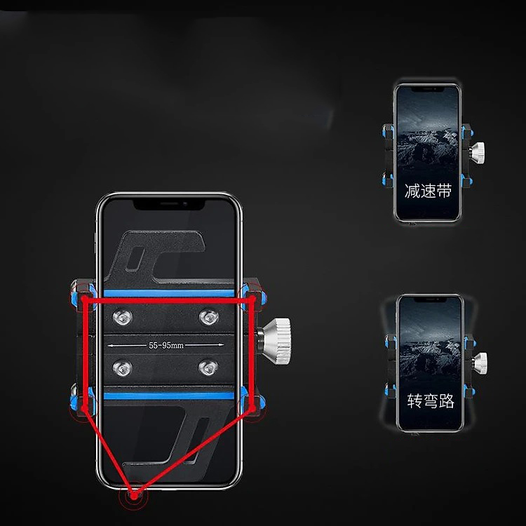 Kẹp Điện Thoại Gắn Trên Xe Máy Hợp Kim Nhôm Cao Cấp Bg699