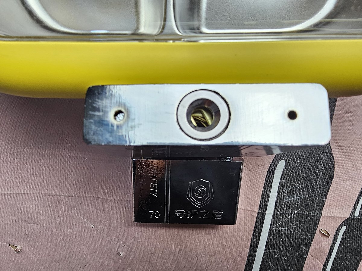 Ổ Khoá Thép Không Gỉ 70Mm Cao Cấp Kèm 4 Chìa Khóa Siêu Bền