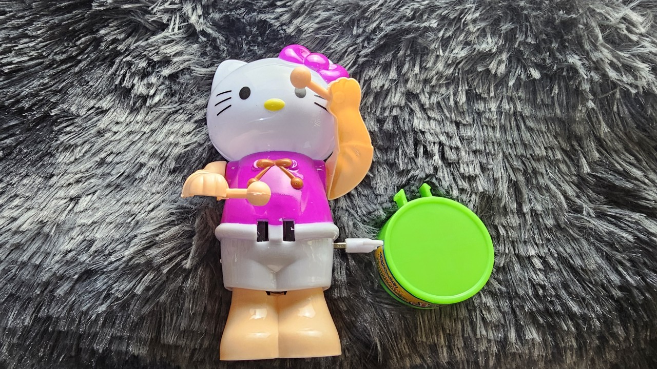 Đồ Chơi Gõ Trống Hình Chú Mèo Dễ Thương Đồ Chơi Gõ Trống Hình Chú Mèo Dễ Thương