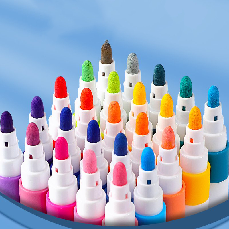 Bộ 60 Bút Màu Acrylic Marker Chống Nước Hộp Nhựa