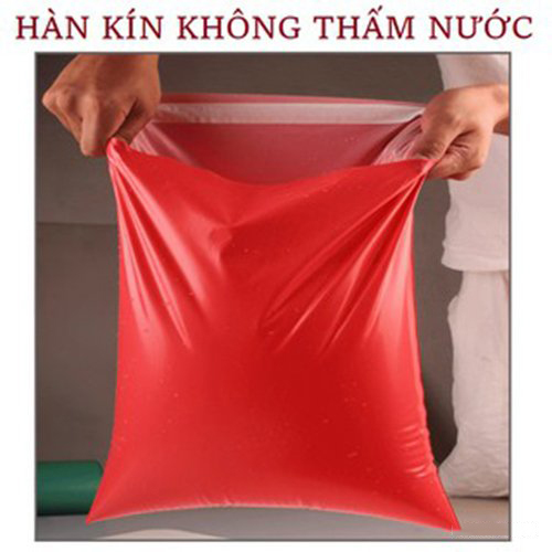 Bộ 100 Túi Nylon Đen Đóng Hàng Niêm Phong Có Keo Dán Miệng 32x45cm
