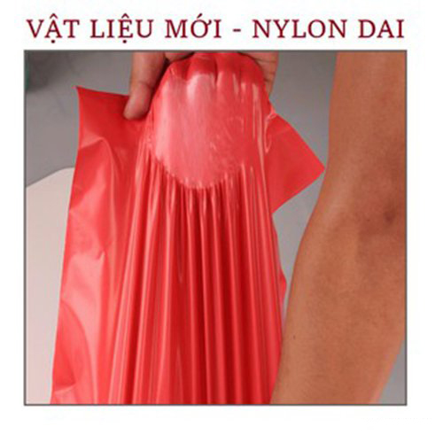 Bộ 100 Túi Nylon Đen Đóng Hàng Niêm Phong Có Keo Dán Miệng 32x45cm