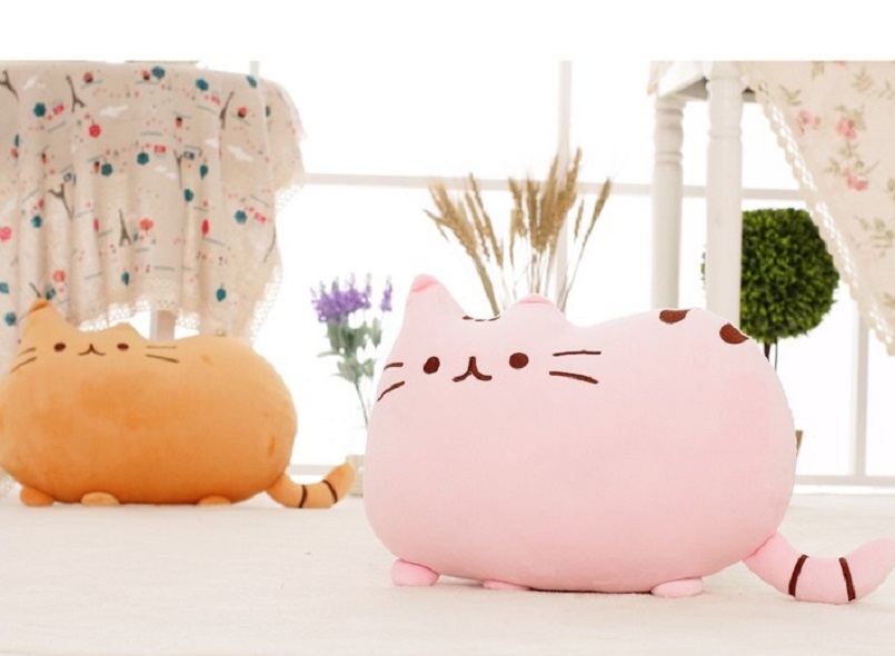 Gối Hình Mèo Dễ Thương 40x30cm Gối Hình Mèo Dễ Thương 40x30cm